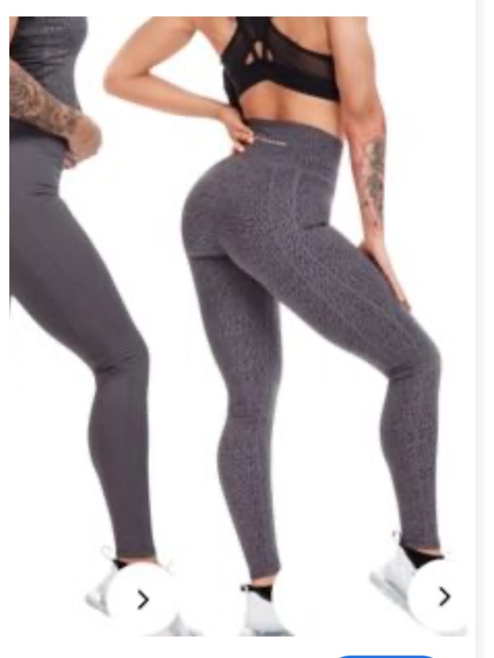 1st phorm S High-Waist Textured Gray Leggings for Women
